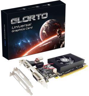 GeForce GT 610 2G DDR3 Low Profile Graphics Card, PCI Express 1.1 x16, HDMI/VGA/DVI, Entry Level GPU for PC, SFF and HTPC, Compatible with Win11