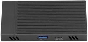 Dual Bay M.2 NVMe SSD Enclosure, USB3.2 Gen2 10Gbps High Speed Hub, M.2 Type C USB A SSD Docking Station for PCIe M Key 2230 2242 2260 2280, Plug and Play