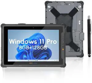 ONERugged Rugged Tablet M20J, 12.2 inch Windows 11 Pro Tablet, 8GB+128GB, N5105 CPU, IP65 Waterproof, Dual Batteries, Industrial Outdoor Work PC w/ 8MP+5MP Camera, 4G LTE/WiFi/BT 5.0/NFC-Gray