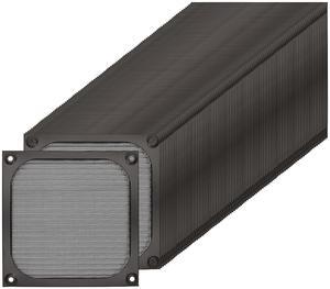 120mm Computer Fan Filter Grills with Screws, Aluminum Frame Ultra Fine Stainelss Steel Mesh, Black Color - 100 Pack