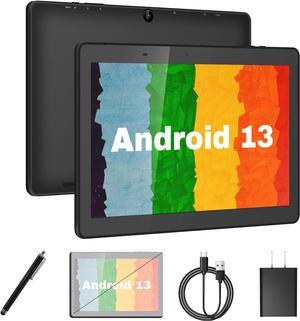 YYSWIE 10.1" Android 13 Tablet with Stylus Pen | 6GB RAM 32GB ROM 128GB Expand | Quad-Core CPU, 5000mAh Battery | IPS HD Display | Kid-Friendly & Work Tablet with Screen Protector
