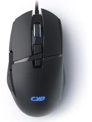 C309 Wired Gaming Mouse, Ergonomic Computer Mouse with RGB Backlight, Adjustable DPI UP to 7200, 8 Programmable Buttons, PC Gaming Mice 1.6M USB Cable Mouse Gamer for Laptop/Windows/Mac