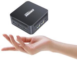 Kinhank KP100 Mini PC,Windows 11 Pro OS,16GB RAM 512GB M.2 SSD Mini Computers,Alder Lake N100 (up to 3.4GHz) Micro PC, 2.5''SSD, Gigabit Ethernet,4K UHD,WiFi 6,BT 5.2,VESA/Home/Business Small PC