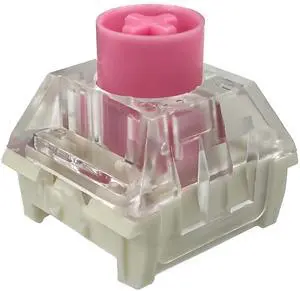 Zjmehty Silent Keyboard Switches,Kailh Box Silent Pink Switches for Mechanical Keyboard,3-pin 35gf Linear/Typing&Gaming/Waterproof Switches(Mute Pink,90Pcs)