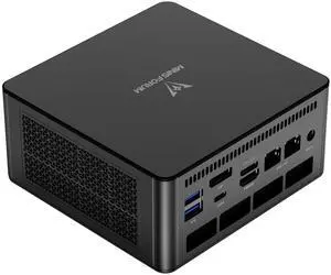 MINISFORUM UM890 Pro Mini PC AMD Ryzen 9 8945HS(8C/16T, up to 5.2GHz) 32GB DDR5 1TB PCIe4.0 SSD, 2xUSB4(PD 8K)|1xHDMI|1xDP Four Outputs, 2x RJ45, BT5.2 4xUSB3.2 AMD Radeon 780M Graphics Micro Computer