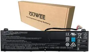 OUWEE AP18JHQ Laptop Battery Compatible with ACER ConceptD 7 CN715-71 Predator Triton 500 PT515-51 PT515-52 Series KT.00408.001 4ICP8/35/142 15.2V 84.36Wh 5550mAh 4-Cell