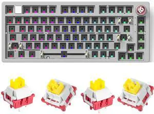LEOBOG Hi75 75% Barebones Keyboard with 35 Pieces Gift Nimbus Switches