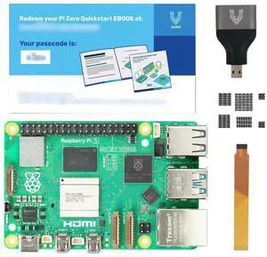 Vilros Barebone Stater Kit for Raspberry Pi 5-Includes Raspberry Pi 5 Board
