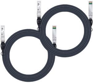 Ubiquiti UniFi UC-DAC-SFP+ 10G SFP+ DAC Cable - 5m/16.4ft, 2 Pack for Meraki, Mikrotik, Intel, Fortinet, Netgear