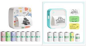 LAIBEAR Mini Label Maker Machine with Tape and Mini Sticker Printer