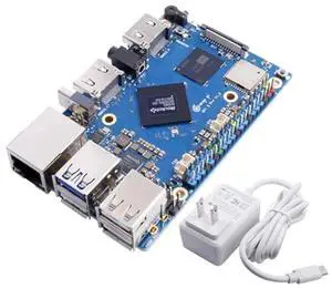 Generic Orange Pi 5 Pro 4GB LPDDR5 8 Core 64 Bit RK3588S Single Board Computer, 8K Video Decoding 2.4GHz Frequency WiFi Bluetooth Open Source Board Run Orange Pi OS, Android, Debian, Ubuntu