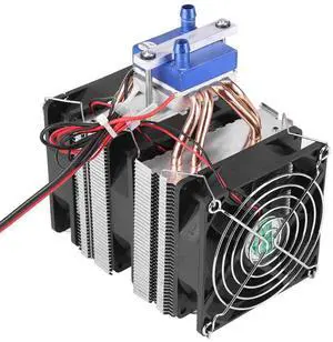DC 12V Thermoelectric Cooler Peltier System Semiconductor Refrigeration Water Chiller Cooling Device for Fish (120W for 30L)