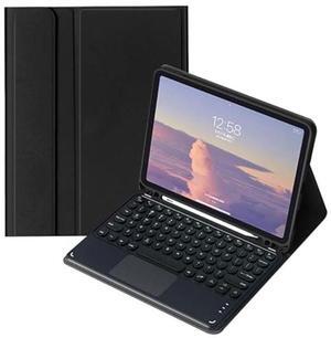 QYiiD Keyboard Case with Touchpad for iPad Pro 13-inch (M4) 2024, Smart Keyboard Folio Cover with Pencil Holder, Multi-Touch Trackpad, Detachable Keyboard for iPad Pro13 inch (2024), Black