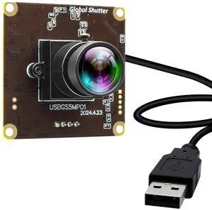 IFWATER USB Camera Global Shutter 50fps High Speed for Computer Wide Angle Laser Engraver PC Face Recognition