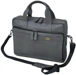 Handmade Genuine Cowhide Leather Laptop Bag | Business Travel Laptop Messenger Bags (Grey Laptop Bag)