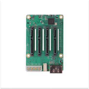 Radxa Penta SATA HAT, Up to 5X SATA disks HAT for Raspberry Pi 5 and Rock Pi SBCs, Mini NAS Server, Single Board Computer