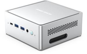 MINISFORUM NAB9 Mini PC Core i9-12900HK(14C/20T, up to 5Ghz) Desktop Computer, 2X HDMI|2X USB-C Video Outputs Barebone Version, 2X 2.5G LAN/ WiFi6E/ BT5.2/ 4X USB Port/Intel Iris Xe Graphics Micro PC