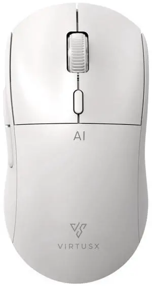 Virtusx AI Mouse, Jethro V1 - AI Voice & Audio Recorder, Note Taking Mouse for Computer & Laptop with Centralized AI Software, AI Writing Tools, Voice Typing, Transcribe, Translate & Summarize