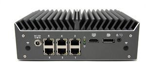 Protectli Vault Pro VP4670-6 Port, Firewall Micro Appliance/Mini PC - Intel i7, 2.5G Ports, DDR4 RAM, M.2 Slot Supports NVMe or M.2 SATA SSD Storage, AES-NI, 8GB RAM, 120GB SATA SSD