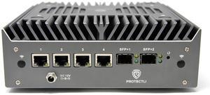 Protectli Vault Pro VP6650-6 Port, Micro Appliance/Mini PC - Intel i5, 2X 10G SFP+ & 4X 2.5G Ports, DDR5 RAM, M.2 NVMe or SATA SSD Storage, AES-NI, Barebones