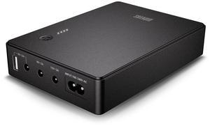 Shanqiu Mini UPS Battery Backup Uninterruptible Power Supply for Router, Modem, Security Camera with Input AC Output USB 5V DC 5V 9V 12V (37Wh)