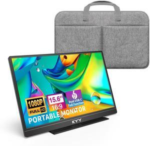 KYY 15.6" Portable Monitor (K3-2) and Travel Bag