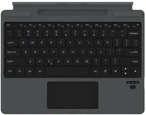 Qulose Surface Pro 9 Keyboard, Detachable Wireless Bluetooth Keyboard for Microsoft Surface Pro 8/9/X, with Built-in Rechargeable Battery/Multi-Gesture Touchpad