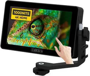 Osee Lilmon 5 1000 Nits High-Bright 5.5 inch Touch Screen DSLR Camera Field Monitor with 3D LUT HDR 4K HDMI in and Out Exposure Focus Assist Waveform Monitor