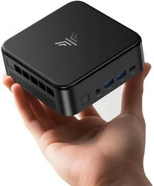 KAMRUI Mini PC, E3B 32GB RAM 512GB SSD Mini Gaming Computers AMD Ryzen 5 7430U Micro Desktop Computer (Max 4.3GHz,6C/12T, Beat 5650U), Small PC Support WiFi 6, BT5.2, Triple Display for Office Home