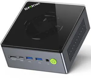 GMKtec Mini PC Gaming, M7 AMD Ryzen 7 PRO 6850H (8C/16T 4.70Ghz) Dual NIC LAN 2.5G Desktop Computer, 16 DDR5 RAM + 512GB Hard Drive PCle SSD, Dual USB4, HDMI 2.1, USB-C