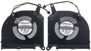 Replacement CPU+GPU Cooling Fan for Gigabyte Aero 15 OLED, AERO 17 HDR XA, RP75XA RP77XA, for Aorus 15G 17G YB XB WB KB SB YC XC YD XD KD, P/N: PLB07010S12HH (0.28 inch Thick)