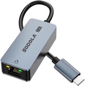 SODOLA 9 Port 2.5Gb Smart Web Ethernet Switch and Ethernet Adapter 2.5Gb