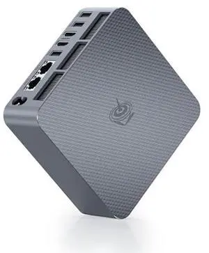 Beelink Mini PC EQR5 5650U AMD Ryzen 5 Processor(6C/12T, up to 4.2GHz), Micro Computer 8GB DDR4 500GB SSD Built-in PSU, Mini Computers Dual HDMI/4K 60Hz/WiFi6/BT5.2 Home/Office/HTPC