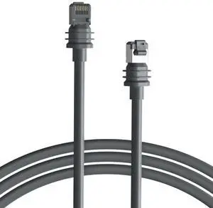 Steinwhale Ethernet Cable for Starlink Standard/Gen 3 and Mini 10M/33FT, Waterproof Barrel Jack, 26AWG CAT5E 1000Mbps Data Transfer, Outdoor Use, Cold & Heat Resistant, Replacement Extension Cable