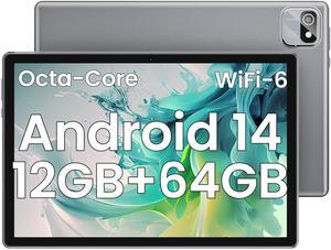 2025 Android Tablet, 10.5 Inch Android 14 Tablet Octa-Core, 12GB RAM+64GB ROM 1TB Expand, 2+8MP Camera, BT5, Tablets PC 2.4/5G WiFi 6,1080 IPS FHD Screen, Tablets Android Gifts for Men Women