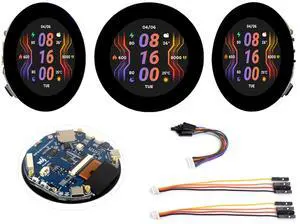 UeeKKoo ESP32-S3 2.1inch Capacitive Touch Round Display Development Board, ESP32 with IPS Display 480x480 Pixels 262K Color, 32-bit LX7 Dual-Core Processor, Supports W-F-i & BLE
