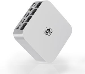 Beelink Mini PC SER8 with AMD Ryzen 7 8845HS Mini Computer(8C/16T, up to 5.1GHz), 32GB DDR5 1TB NVMe SSD, AI PC 4K UHD Triple Display HDMI/DP1.4/Type-C/WiFi 6/Bluetooth 5.2/2.5Gbps Ethernet/OS