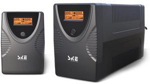 SKE UPS 425VA+1500VA Battery Backup Power Supply Surge Protector 240W+900W Set Intelligent UPS with LCD Uninterruptible Power Supply