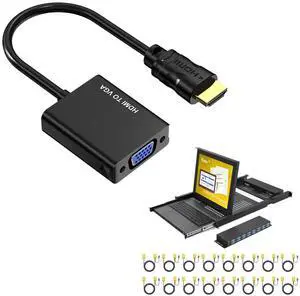 Yinker 17inch LCD 16 Port KVM + HDMI to VGA Adapter
