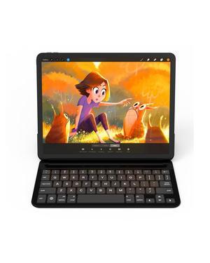 TOPXINKER iPad 10th Generation Keyboard, Latest Technology - Contact-Based Connection, Magnetic Folding Storage, Scissor-Switch Keys, PU Leather, Ultra-Thin Tri-fold for iPad 10th Gen