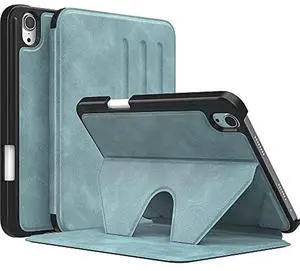 Sahara - Multi-Angle Case for iPad Mini (A17 Pro) and iPad Mini (6th Generation 2021), Aqua, (TB00046)