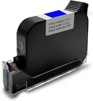 TIKTONER TIJ800 Original Solvent Ink Quick Drying Ink Cartridge Replacement for TIJ800 Handheld Inkjet Printer (Blue)
