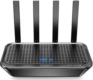 WiFi Router-AC2100 WiFi Router w 4 Gigabit LAN Ports for 60 Devices, High Speed Router(2100Mbps) and Long Range Router(3000Sq.Ft) for Gaming & Home Use, Wireless Internet MU-MIMO & Parental Control