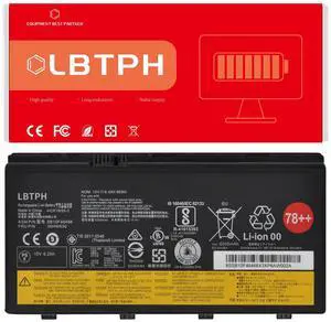 LBtech 00HW030 15V 96Wh 6400mAh Battery Replacement for Lenovo ThinkPad P70 P71 Series SB10F46468 01AV451 4X50K14092 78+ 78++ 8 Cell