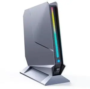 TOPGRO Ultra-Slim Mini Gaming PC, 6-Core i7-8750H Processor, 4GB GTX 1650 Graphics, 16GB RAM 512GB SSD, RGB Lighting, Triple 4K Display, WiFi 6 Bluetooth 5.0