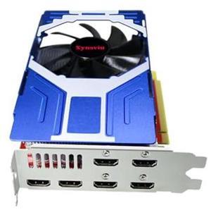Xynsviu Radeon RX580 4G Graphics Card, with 6 HDMI Monitor Graphics Card,Computer PC GPU GDDR5 128 Bit DirectX 12 PCI Express X16 3.0, DisplayPort Low-Profile Video Cards (6HDMI AMD RX 580 4G)
