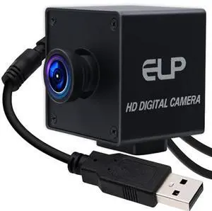 ELP Global Shutter USB Wide Angle Webcam for Computer 1080P 90fps Lightburn Camera for Laser Engraver USB2.0 PC High Frame Security Camera for Raspberry Pi (110 Low Distortion Lens)