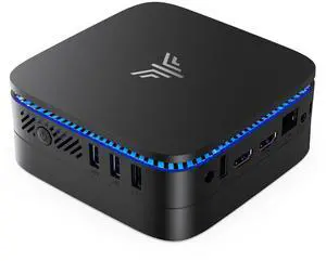 KAMRUI AK1PLUS N95 Mini PC (up to 3.4GHz), Mini Computer 8GB DDR4 RAM 256GB M.2 SSD, Desktop Computer Support 2.5" SSD, Dual 4K, WiFi, Ethernet for Business, Office, Home