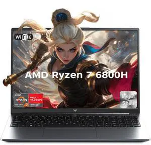 ACEMAGIC 2025 Laptop, Laptop with AMD Ryzen 7 6800H (8C/16T, Up to 4.7GHz), 16GB DDR5 512GB NVMe SSD Windows 11 Laptop Computer, 16-inch FHD Display, WiFi 6,Backlit KB