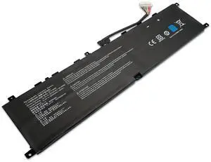 Hubei BTY-M6M Laptop Battery Replacement for MSI Creator 15 A10SD A10SF GS66 Stealth 10SFS 10SGS 10SE-045 10UG GE66 Raider 10SFS WS66 10TMT-207US GE76 Raider 10UH Series (15.2V 99Wh 6250mAh)